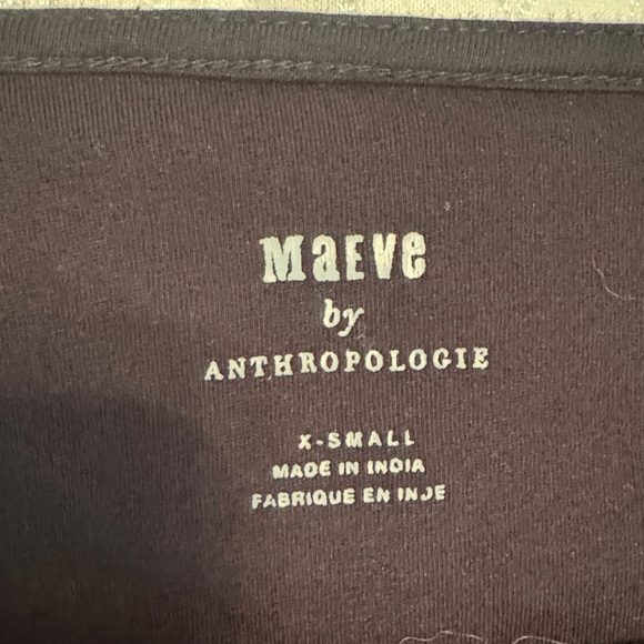 Maeve Black Off-Shoulder Crop Top - Picture 3 of 3